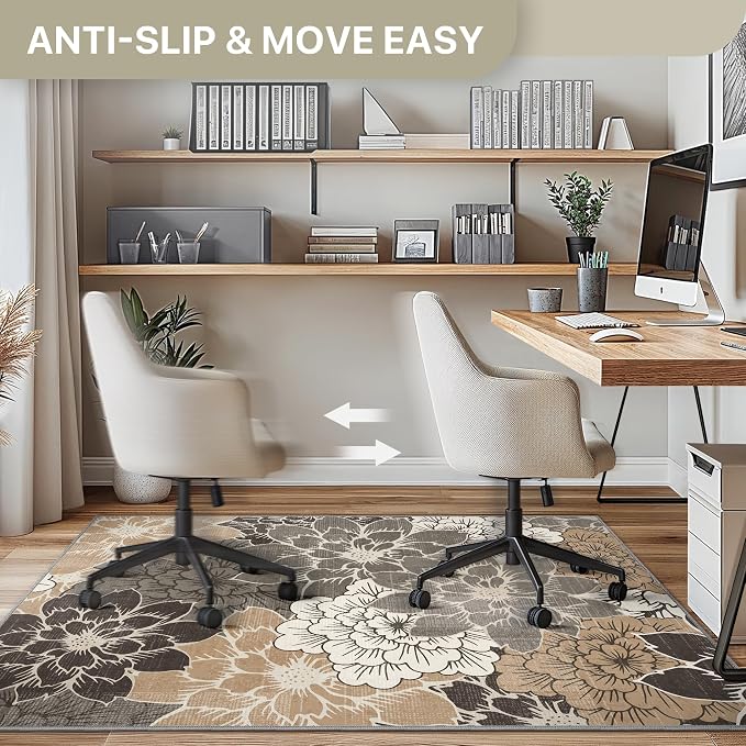 36"x48" Office Chair Mat for Hardwood Tile Floor, Under Desk Carpet Protector - Image 4