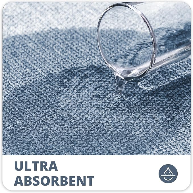Bosap Bath Mat, Ultra Thin Bathroom Runner Rugs, Large Bath Mats - Image 3