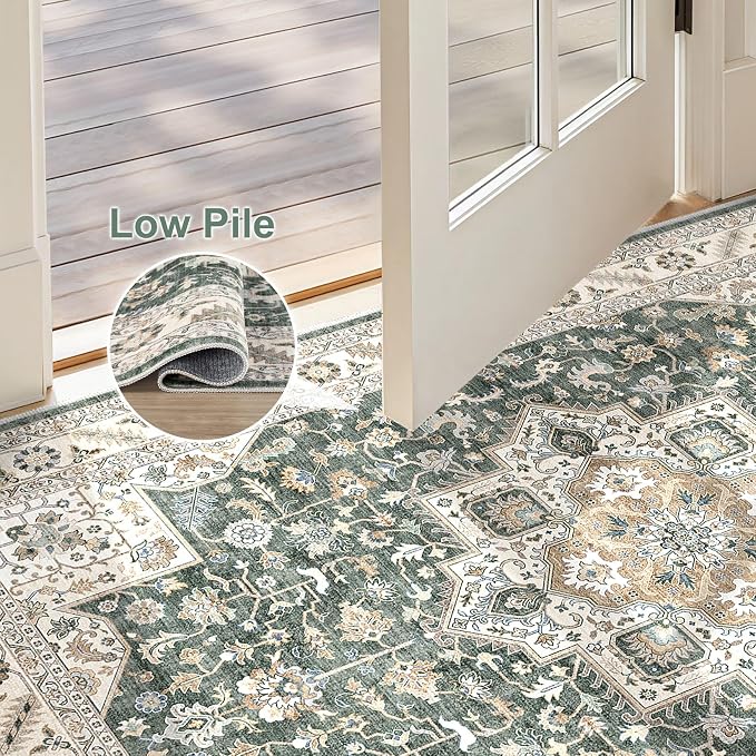 Vintage Entryway Area Rug 2x3 - Image 4