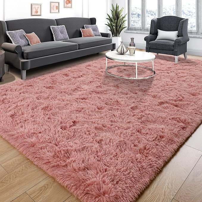 Tepook Super Soft Fluffy Rug for Bedroom, Modern Shaggy Fuzzy Kids Rugs for by Tepook