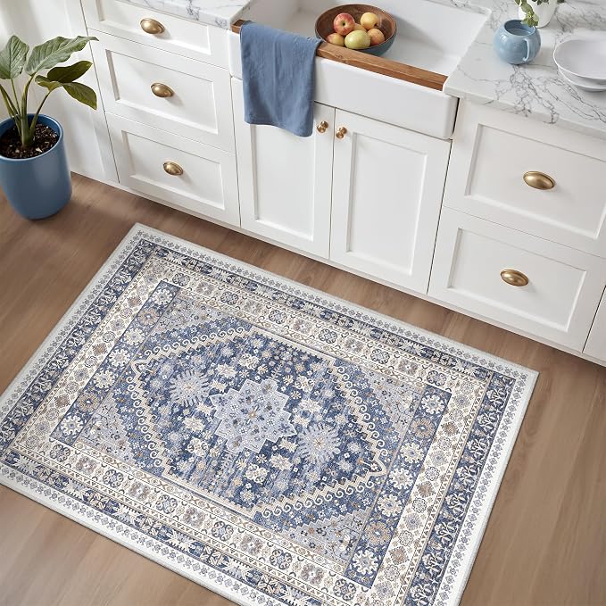 zesthome 3x4 Washable Area Rug for Entryway, Soft Kitchen Rugs Non Slip for - Image 5