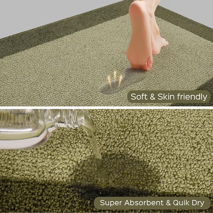 Machine Washable Kitchen Rug 24" x 70", Non Slip Kitchen Mat - Image 2