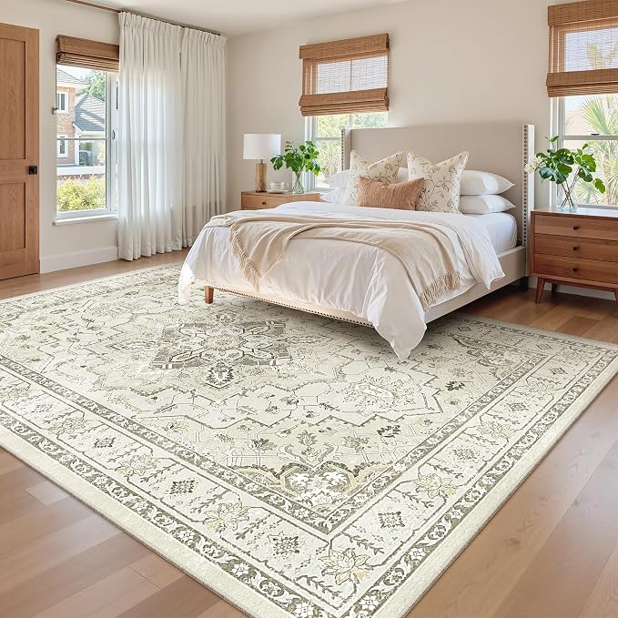zesthome Area Rug 8x10, Ultra-Thin Washable Rugs - Image 9