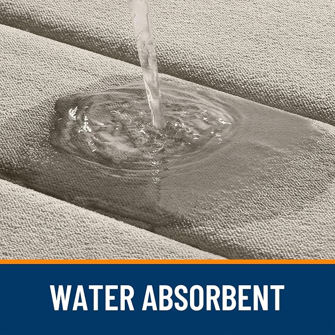 OLANLY Memory Foam Bath Mat 24x16, Super Soft Absorbent Bathroom Rugs, Quick Dry - Image 4