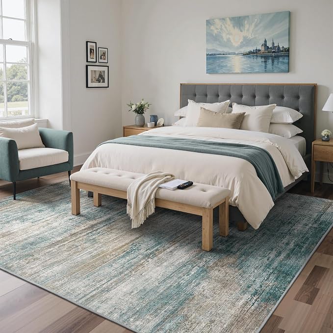 BEIMO Area Rugs 3x5 for Living Room Bedroom, Modern Abstract Machine Washable - Image 4