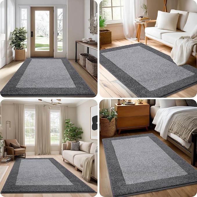 Indoor Door Mat 20" x 32", Washable Kitchen Rug, Non Slip Entryway Rug - Image 6