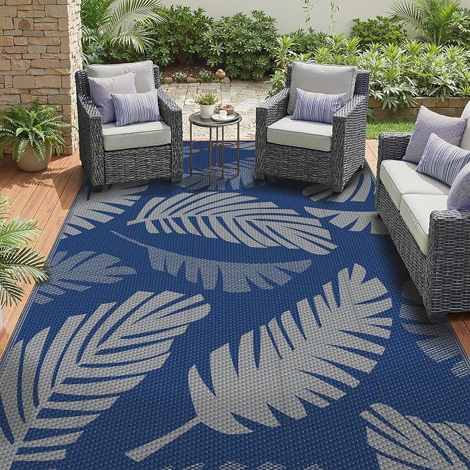 GENIMO Waterproof Outdoor Rug 6' x 9' by GENIMO