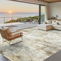 Soalmost 10x14 Area Rugs for Living Room, Non Slip Machine Washable Vintage Rugs by Soalmost