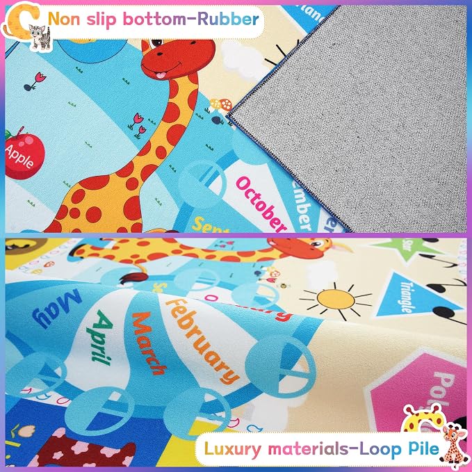 Chicrug Educational Kid Area Rug - Image 8
