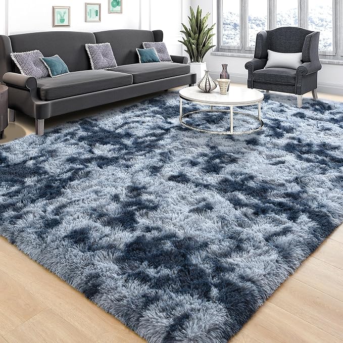 Tepook Fluffy Large Rugs for Living Room, 8x10 Area Rugs for Bedroom, Modern - Image 2