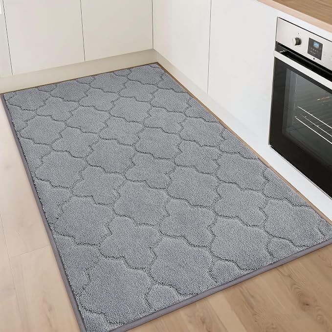 COSY HOMEER Kitchen Rugs 32"x48" Non-Slip Washable Kitchen Mats by COSYHOMEER