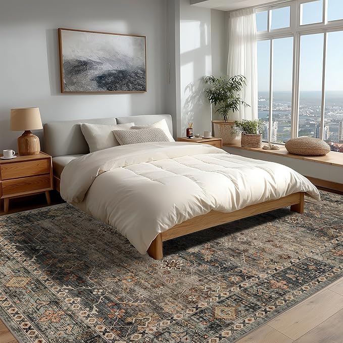 Ruaruarug Washable Area Rug 9x12 - Image 6