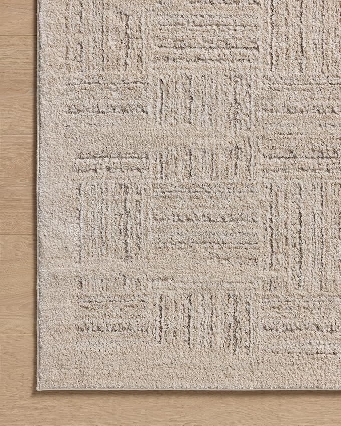 Loloi Amber Lewis Monty Collection MOT-01 Ivory/Taupe 2'-7" x 10'-0", .50" Pile - Image 6