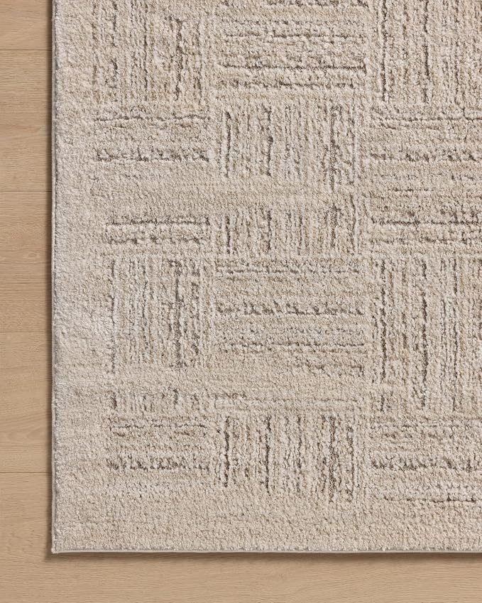 Loloi Amber Lewis Monty Collection MOT-01 Ivory/Taupe 7'-10" x 10', .50" Pile - Image 7