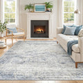 5x7 Area Rugs, Ultra-Thin Washable Rugs by Restydon