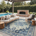 GENIMO Outdoor & Indoor Area Rug 8'x10', Waterproof, Non-Shedding, Easy Cleaning by GENIMO