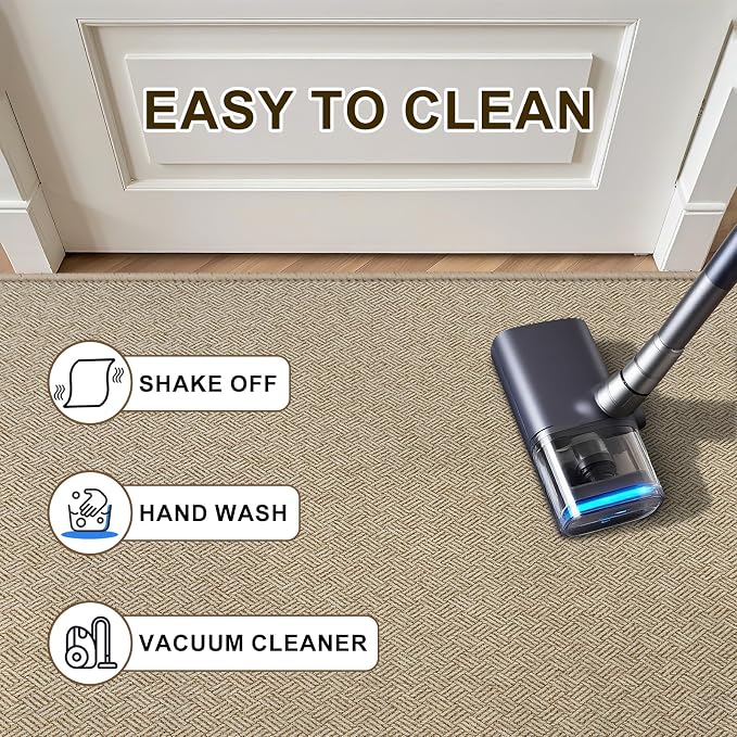 Ultra Thin Door Mat Indoor Entrance 36"x59", Low-Profile Indoor Door Mat - Image 5