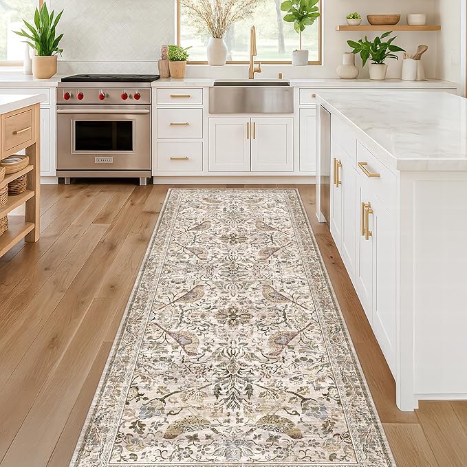 Hazo Haus Boho 2x7 Long Bathroom Runner Rug by HazoHaus