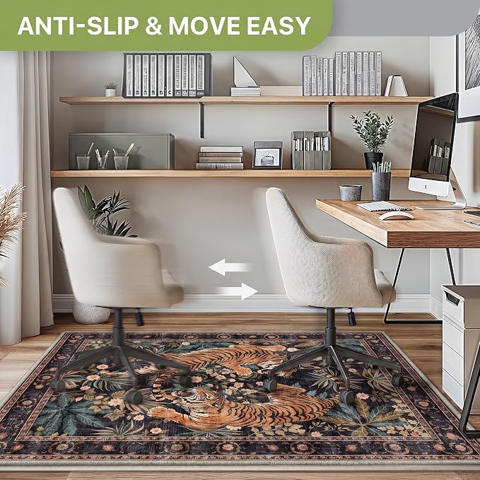 48"x72" Office Chair Mat for Hardwood Tile Floor, Under Desk Carpet Protector - Image 3