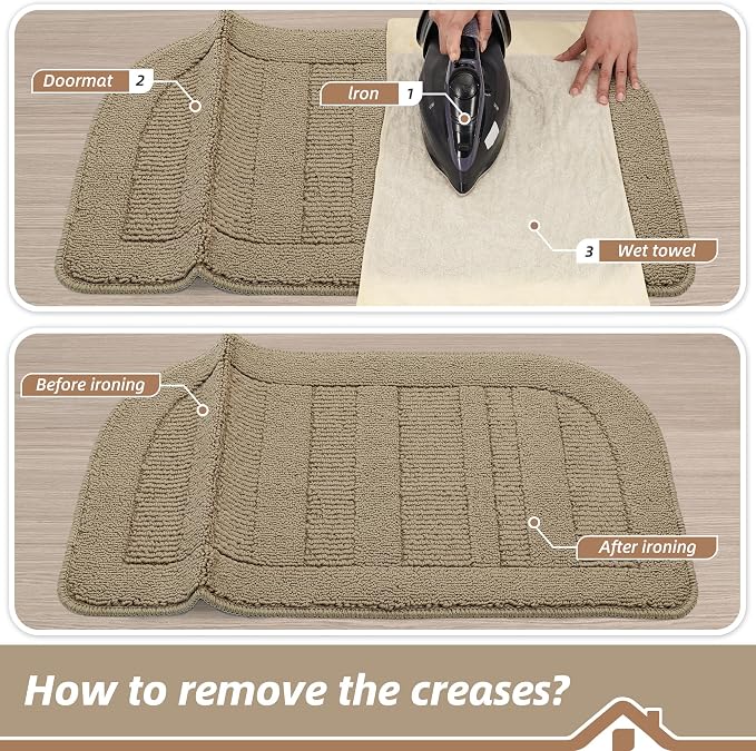 BEQHAUSE 24x60 Inch Kitchen Rugs Non-Slip Washable Kitchen Mats - Image 9