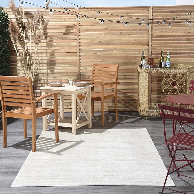 Nourison Home Nourison Essentials Ivory Beige 5' x 8' Area Rug - Image 3