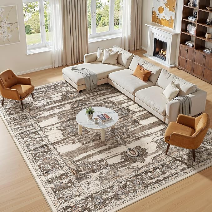 Washable 7x9 Area Rug for Living Room - Image 5