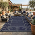 Garvee Outdoor Rug 9x12 Waterproof by Garvee