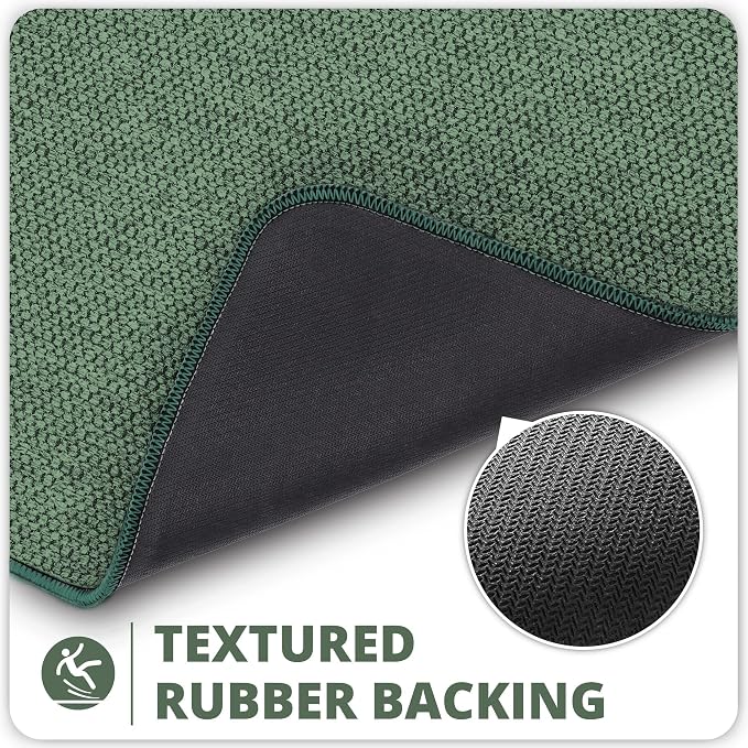 Bath Mat, Ultra Thin Bathroom Runner Rugs, Large Bath Mats - Image 4