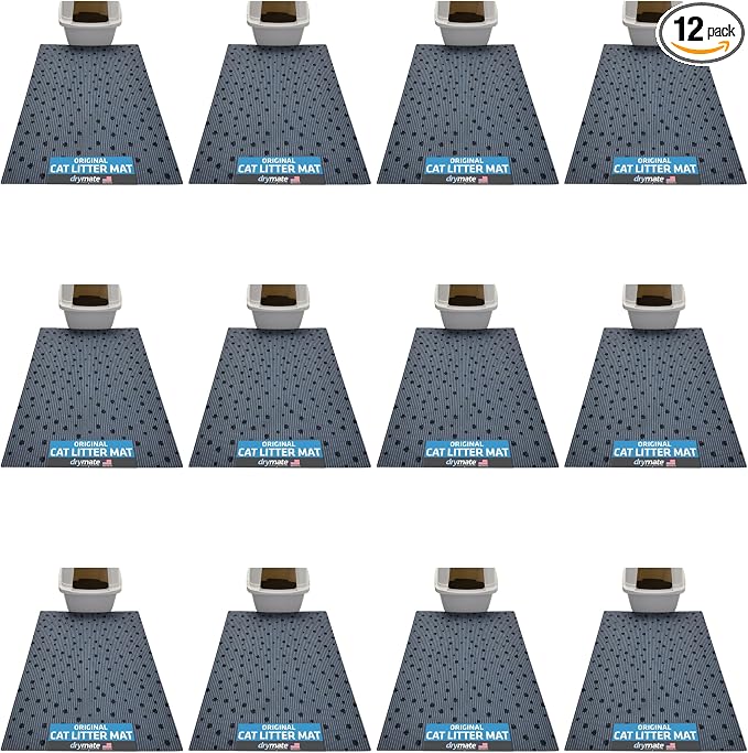 Drymate Cat Litter Box Mat, Litter Trapping Mat, Waterproof, Urine-Proof by Drymate