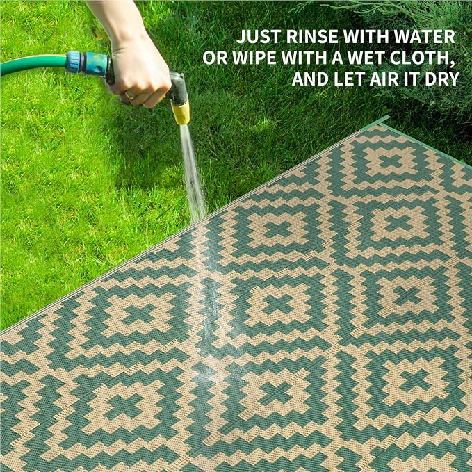 Outdoor Rugs Patio Camping Waterproof - Image 4