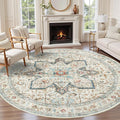 Tortania 5' Round Area Rug Living Room Rugs by Tortania