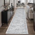 Soalmost Runner Rug 2x12 Washable Non-Slip Hallway Runner Rugs by Soalmost