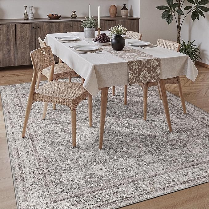 DCX Gray 8x10 Rug, Kid & Pet Friendly - Image 4