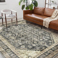 CHAMPLANT Washable Area Rug 8'x10' Retro Boho Design Non-Shedding Non-Slip Easy by CHAMPLANT