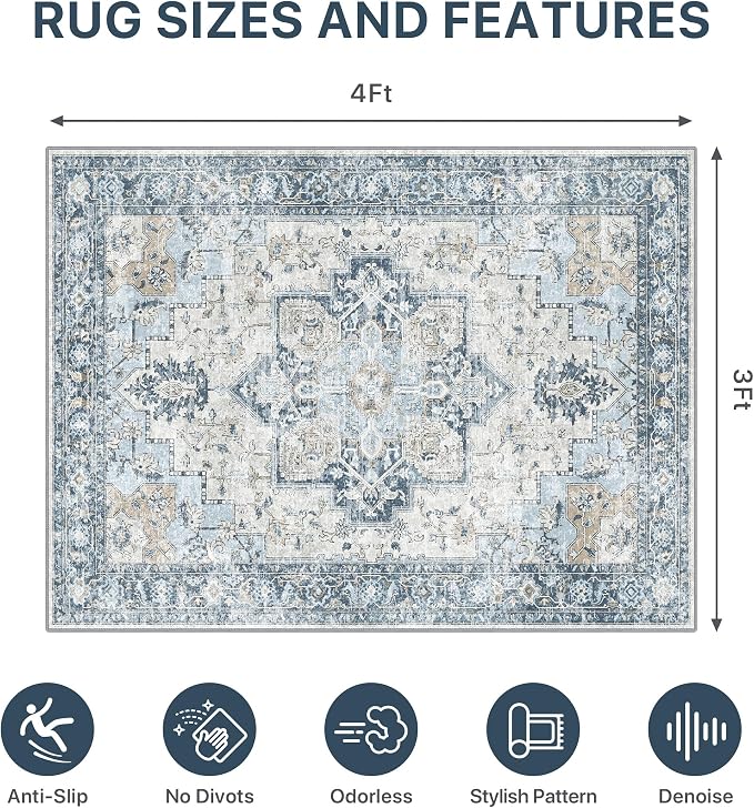 36"x48" Office Chair Mat for Hardwood Tile Floor, Under Desk Carpet Protector - Image 9