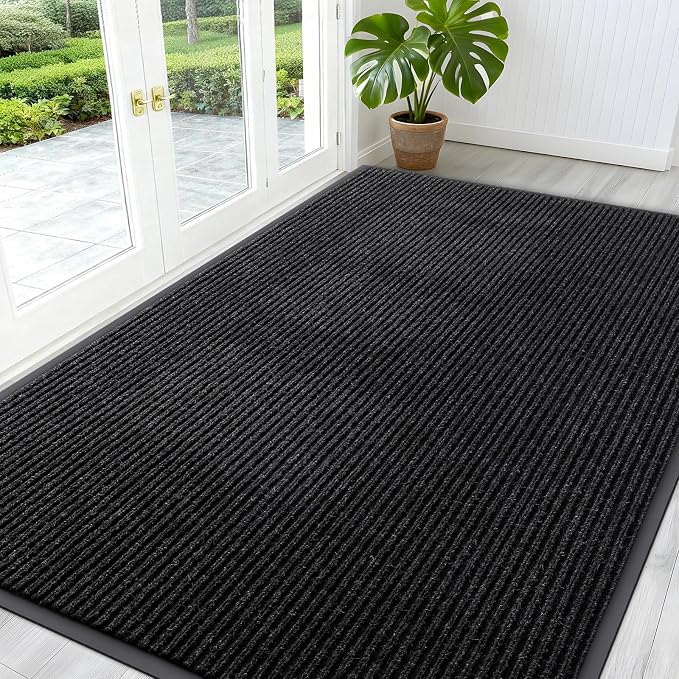 OLANLY Front Door Mat Indoor Outdoor Entrance, Waterproof Heavy Duty Doormat by OLANLY