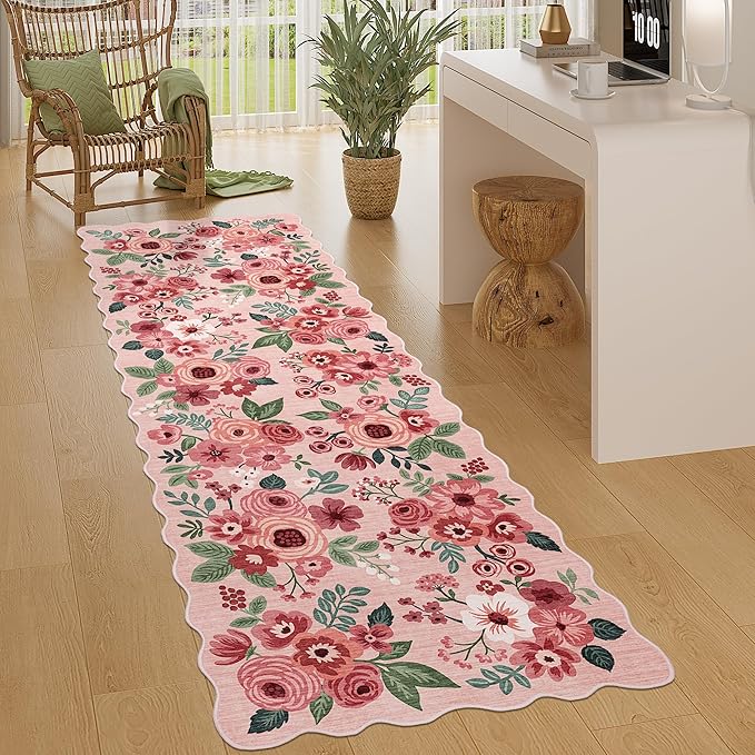 DUKINO 2x6 Runner Rug for Hallway, Washable Kitchen Rug - Image 3
