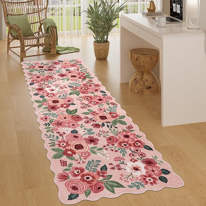 DUKINO 2x10 Runner Rug for Hallway, Washable Kitchen Rug - Image 3
