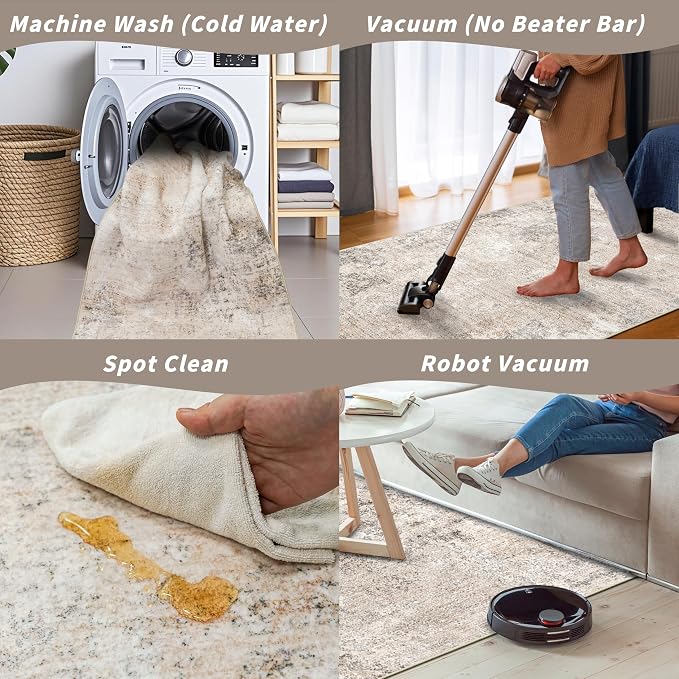 3x12 ft Washable Hallway Runner Rug - Image 7