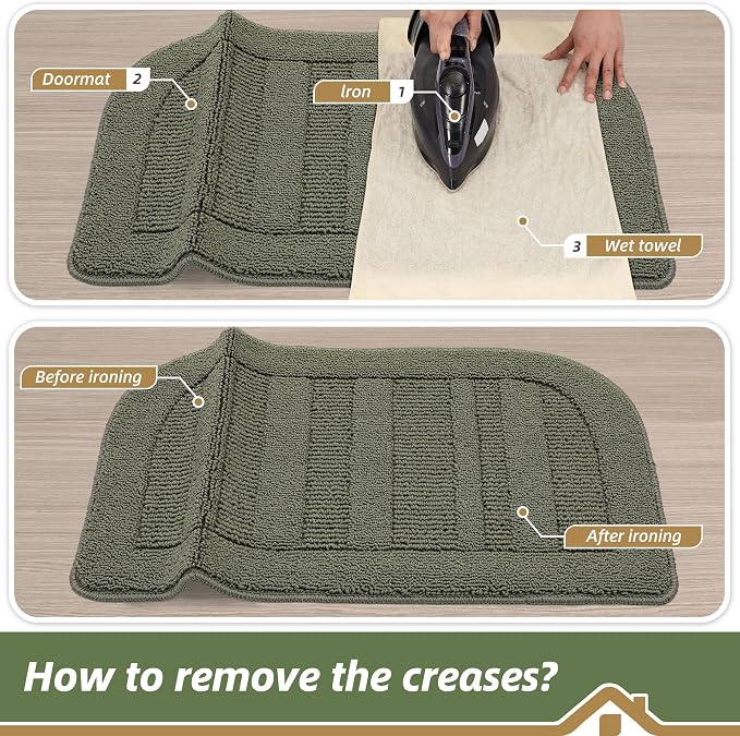 BEQHAUSE 24x60 Inch Kitchen Rugs Non-Slip Washable Kitchen Mats - Image 9