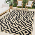 Smiry Waterproof Outdoor Rug 5x8 ft, Reversible Plastic Straw Patio Camping Rugs by Smiry