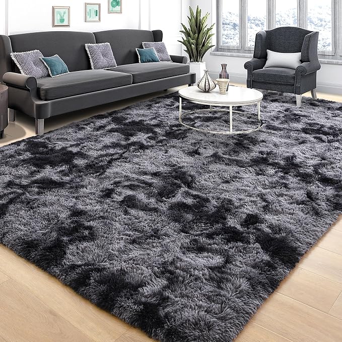 Tepook Fluffy Large Rugs for Living Room, Area Rug 6x9 Carpet for Bedroom - Image 2