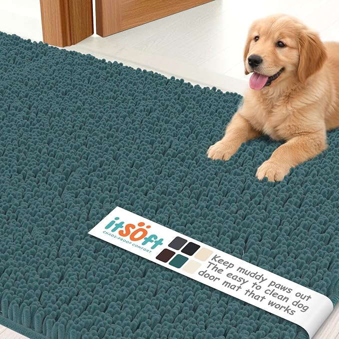 Dog Rugs for Muddy Paws 59x21 | Cleaner Mud Free Floors | Muddy Dogs Mats for by ITSOFT