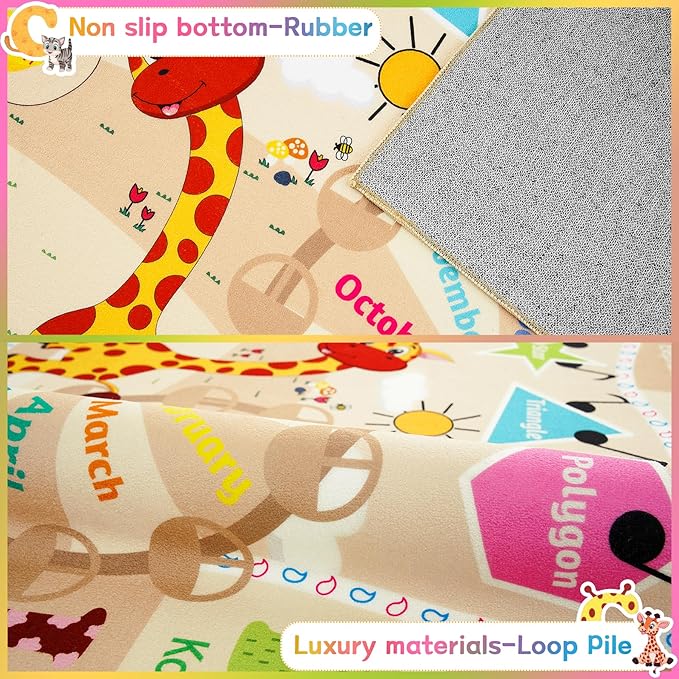Chicrug Educational Kid Area Rug - Image 7
