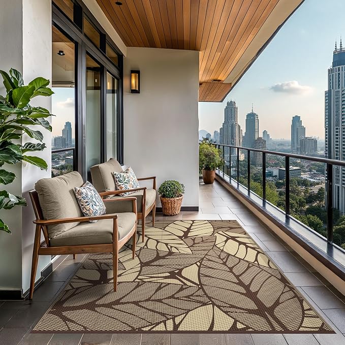 GENIMO Outdoor Rug 6' x 9' Waterproof - Image 4