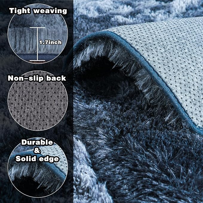 Area Rugs 9x12 for Living Room, Ultra Soft Fluffy Rugs for Bedroom, Non-Slip - Image 5