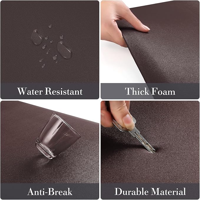 HappyTrends 2 PCS Kitchen Mat Cushioned Anti-Fatigue Floor Mat, Heavy Duty - Image 3