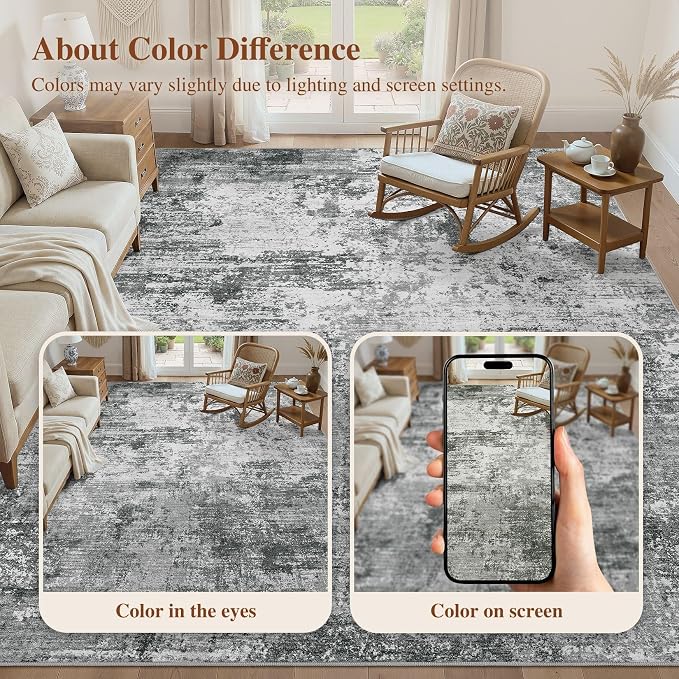 UERMEI 6x9 Area Rug for Living Room - Image 8