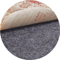 Veken 3 Ft Round Non Slip Cushioned Rug Pad Gripper, Felt and Silicone Backing by Veken