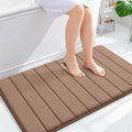 OLANLY Memory Foam Bath Mat 40x24, Super Soft Absorbent Bathroom Rugs, Quick Dry by OLANLY